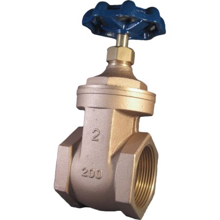 2" Gate Valve, Foreign Threads - Not For Potable Use