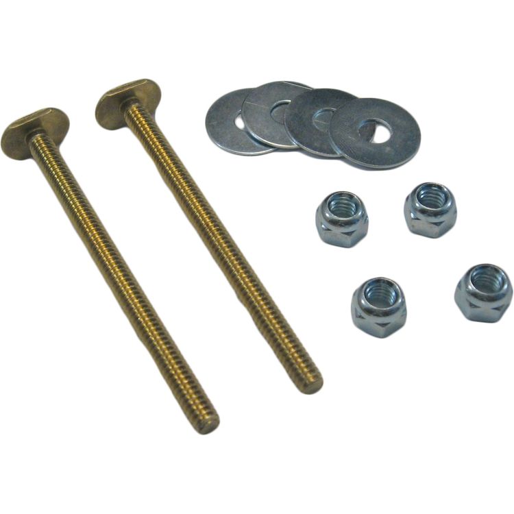Brass 1/4"x3-1/2" Closet Bolt