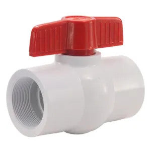 1/2" PVC Schedule 40 Threaded Ball Valve