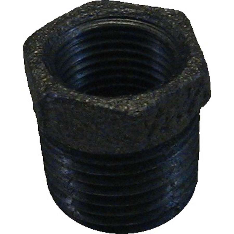 Black Iron Bushing, 1/2" x 3/8"