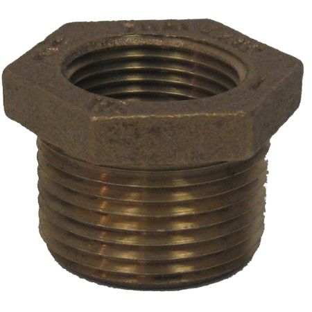 1/2" x 3/8" Brass Bushing