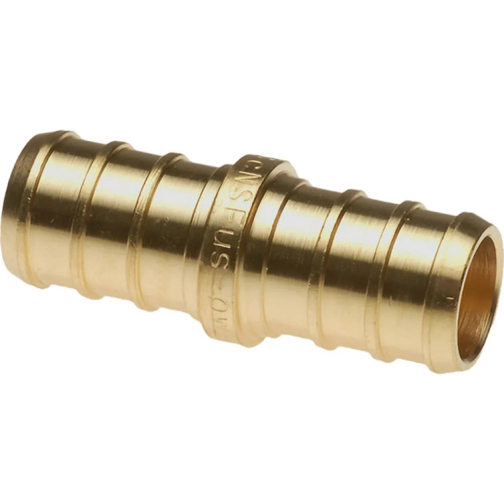 1/2" PEX Coupling - Brass