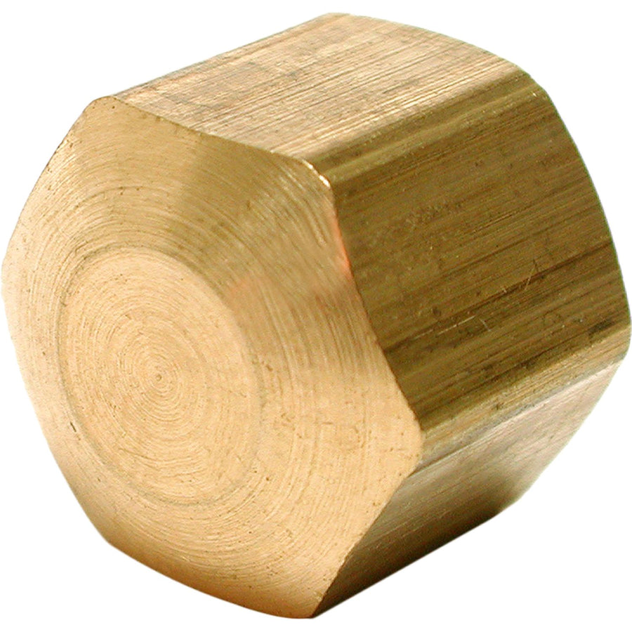 Brass 3/8" Compression Cap