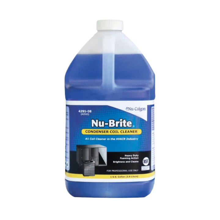 Nu-Calgon Nu-Brite Condenser Coil Cleaner, 1 Gallon - 4291-08