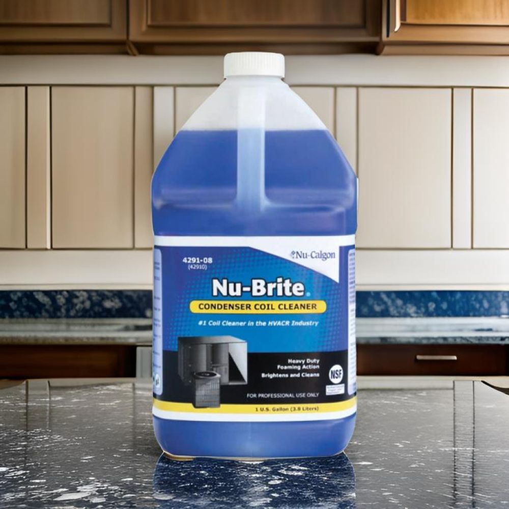 Nu-Calgon Nu-Brite Condenser Coil Cleaner, 1 Gallon - 4291-08