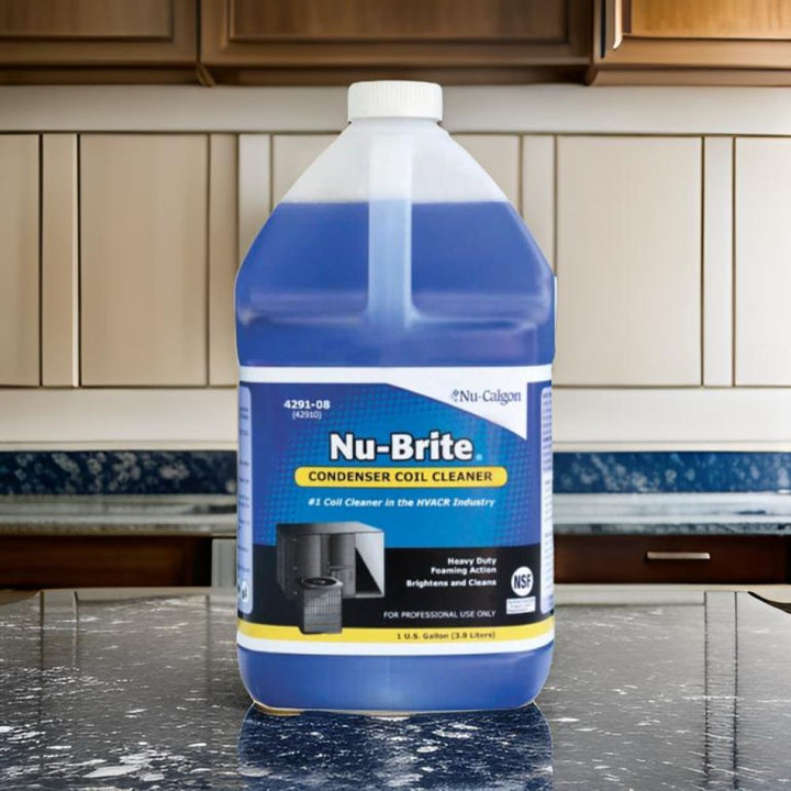 Nu-Calgon Nu-Brite Condenser Coil Cleaner, 1 Gallon - 4291-08