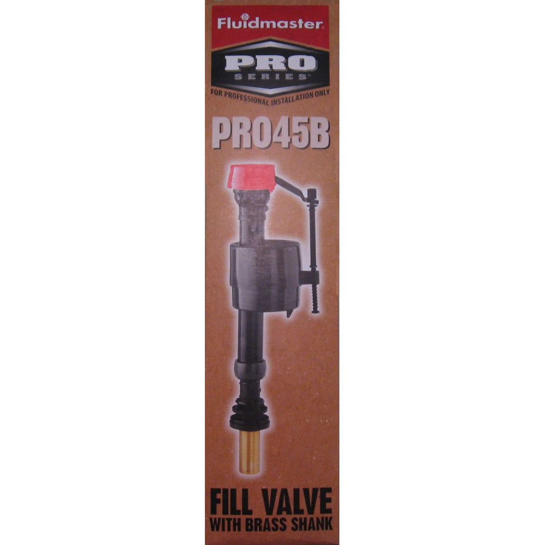 Fluidmaster Pro45B Fill Valve Brass Shank Anti-Siphon