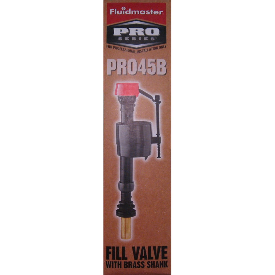Fluidmaster Pro45B Fill Valve Brass Shank Anti-Siphon