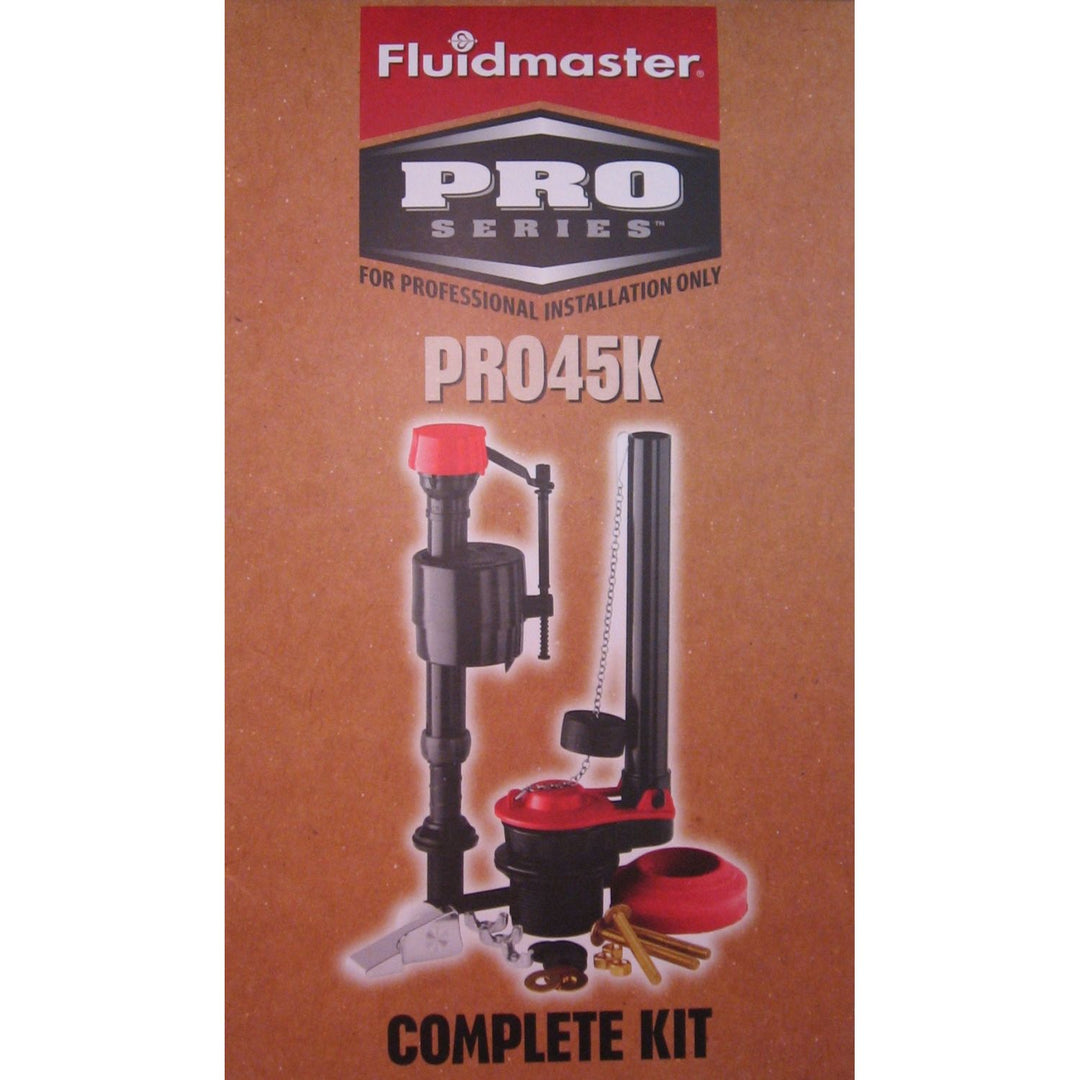 Fluidmaster PRO45K All-In-One Kit w/ Fill Valve, Flush Valve, Flapper, Lever
