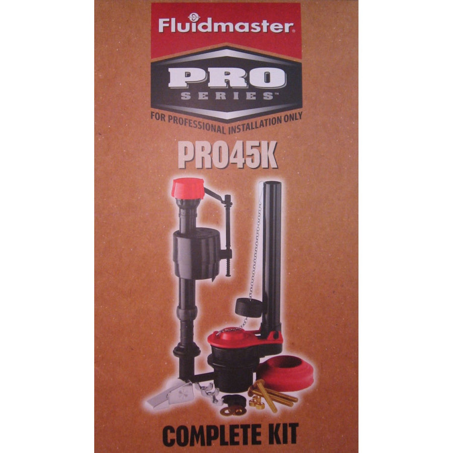 Fluidmaster PRO45K All-In-One Kit w/ Fill Valve, Flush Valve, Flapper, Lever
