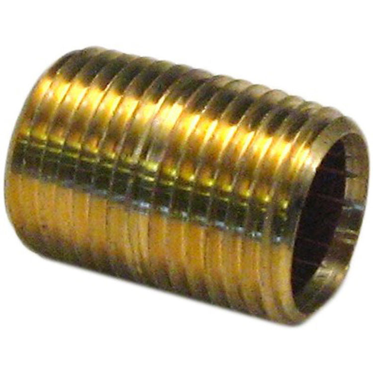 1/2in Brass Close Nipple