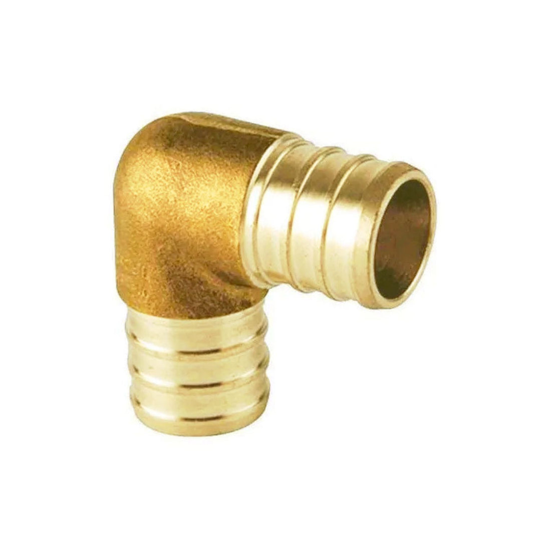 1/2" 90-Degree PEX Elbow - Brass