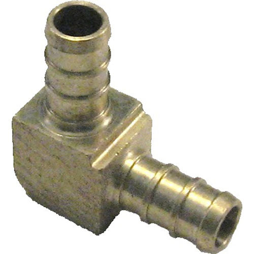 3/8 Inch PEX 90 Degree Elbow, Brass Construction