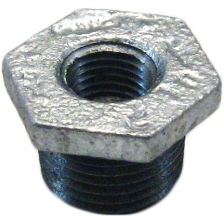 1/2in x 1/4in Galvanized Bushing