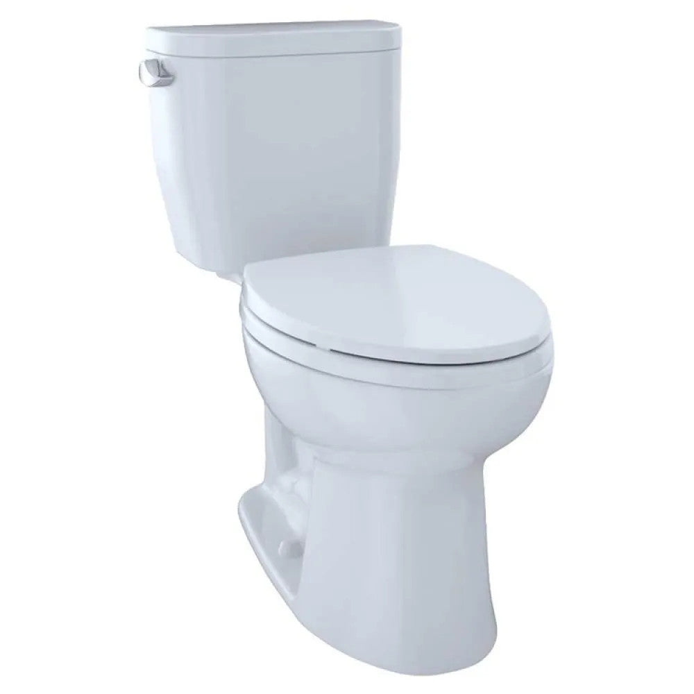 TOTO Entrada Two-Piece Toilet, Universal Height, 1.28 GPF, Close Coupled, 12" Rough-In, Less Seat, Cotton - CST244EF#01