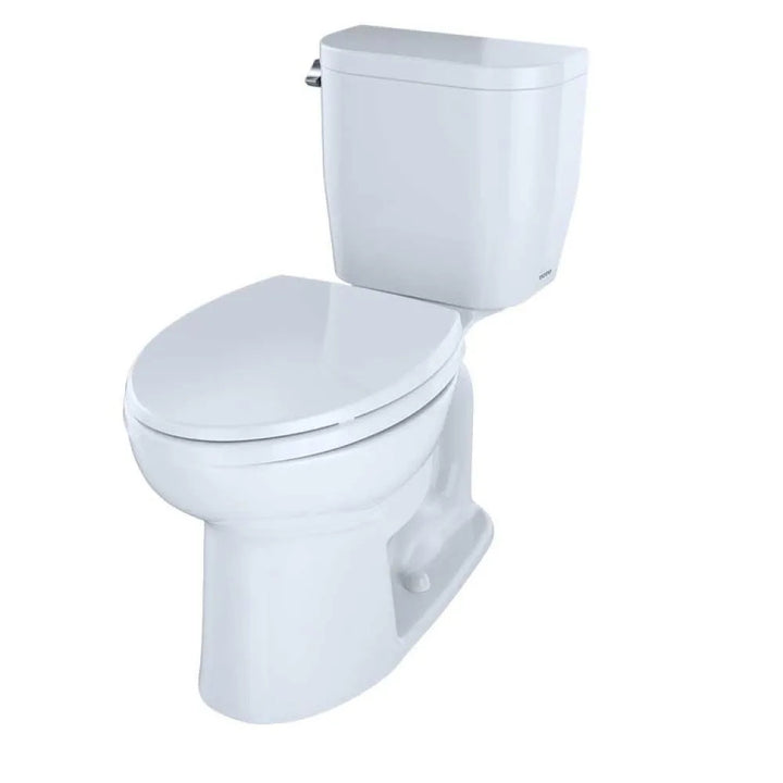 TOTO Entrada Two-Piece Toilet, Universal Height, 1.28 GPF, Close Coupled, 12" Rough-In, Less Seat, Cotton - CST244EF#01
