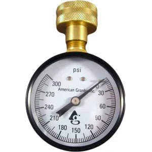 300# Water Test Gauge with Hose Thread