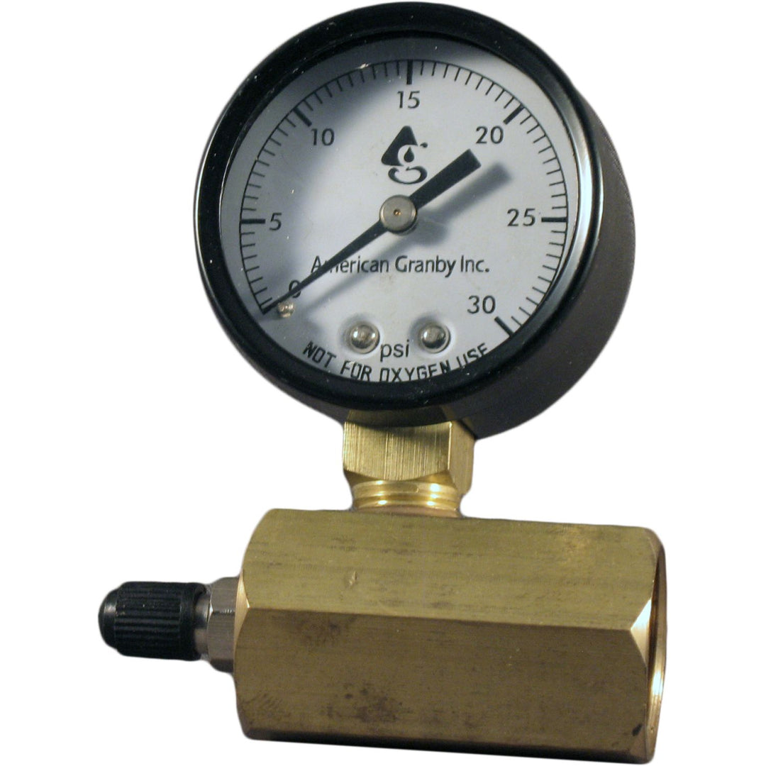 30# Air Test Gauge with 3/4" Body