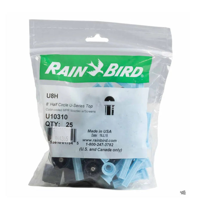 Rain Bird U-Series 8' Half-Circle Spray Nozzle, 180-Degree Radius - U8H