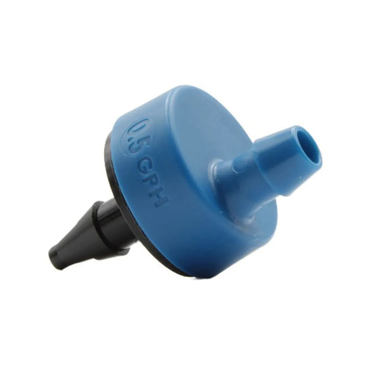 Rainbird Pressure-Compensating Xeri-Bug Emitter, Barb Inlet, Blue, 0.5 GPH - XB05PC