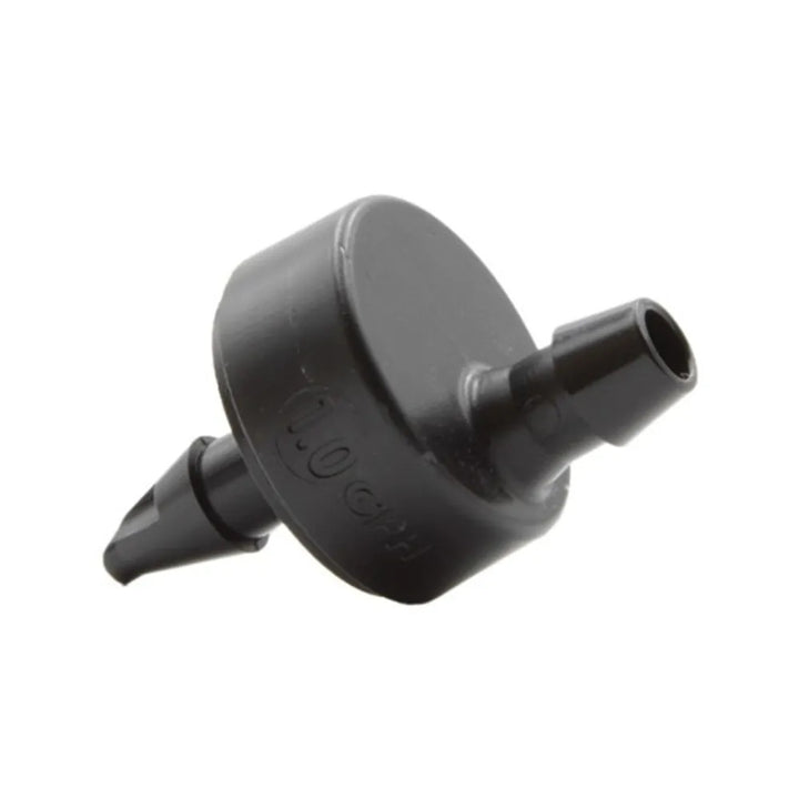 Rainbird Pressure-Compensating Xeri-Bug Emitter, Barb Inlet, Black, 1.0 GPH - XB10PC