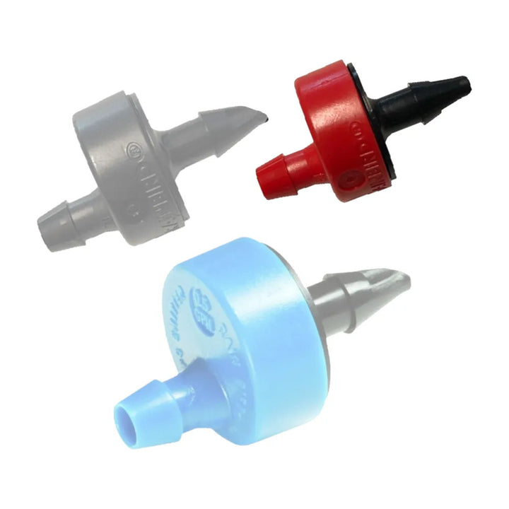 Rainbird Pressure-Compensating Xeri-Bug Emitter, Barb Inlet, Red, 2.0 GPH - XB20PC