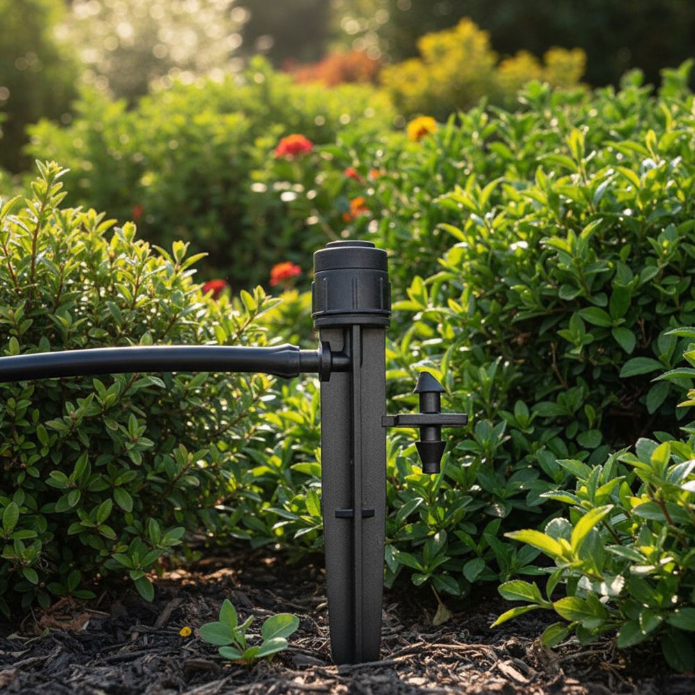 Rain Bird Xeri-Bubbler Half-Circle Stream Bubbler with 5" Spike and Barb x Barb Coupler - SXB-180-SPYK (X64049)