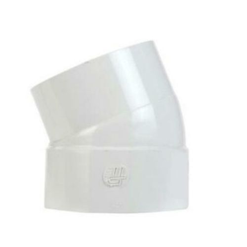 PVCSLS224 P1714 4" PVC S&D STR ELL 22 SDR 35