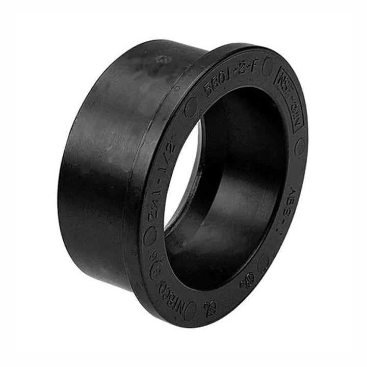 2" x 1-1/2" ABS DWV (Drain, Waste, and Vent) Flush Bushing - Spigot x Hub