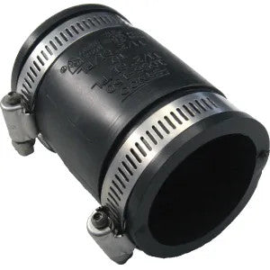 Fernco 1056-150 1 1/2" Plastic or Cast Iron Coupling