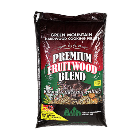 Green Mountain Grill GMG-2003 Premium Fruitwood Blend Pellets 28LB Bag