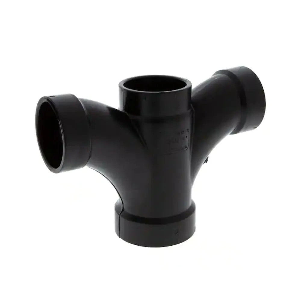 2" x 1-1/2" x 1-1/2" x 1-1/2" x 1-1/2" Figure 5 Tee ABS, Black Finish