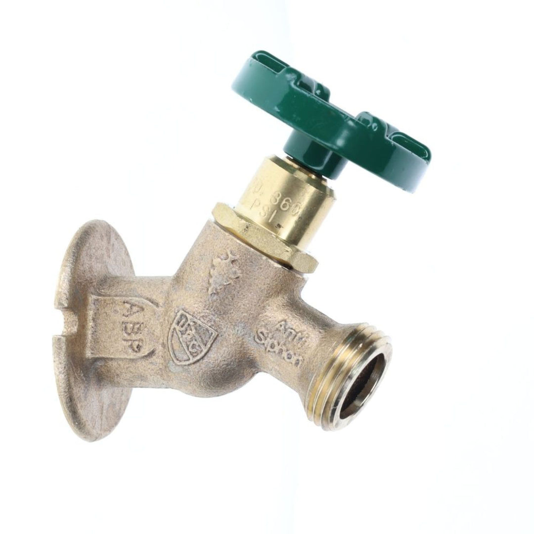 Arrowhead Brass Arrow-Breaker Hose Bibb with Built-In Anti-Siphon Vacuum Breaker, Lead-Free, 1/2" FIP Inlet - 265LF