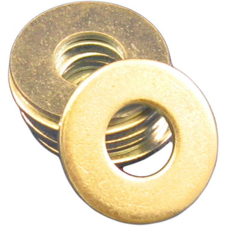 3/8" Plated Flat Washer
