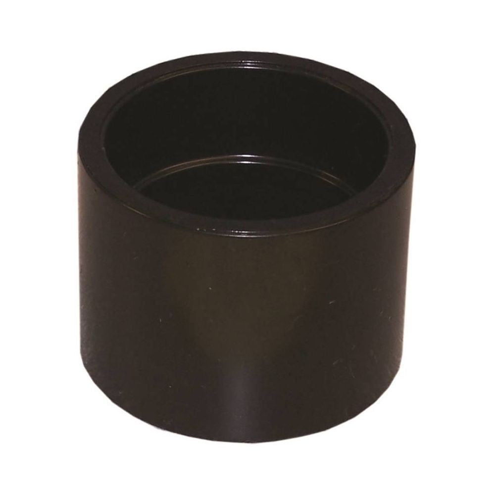 1-1/2" ABS DWV (Drain Waste and Vent) Coupling - Hub x Hub