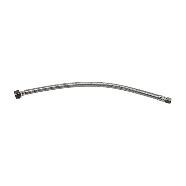 3/8" 1/2" x 20" Stainless Steel Flexible Faucet Supply Line - Compression x Female Pipe Thread