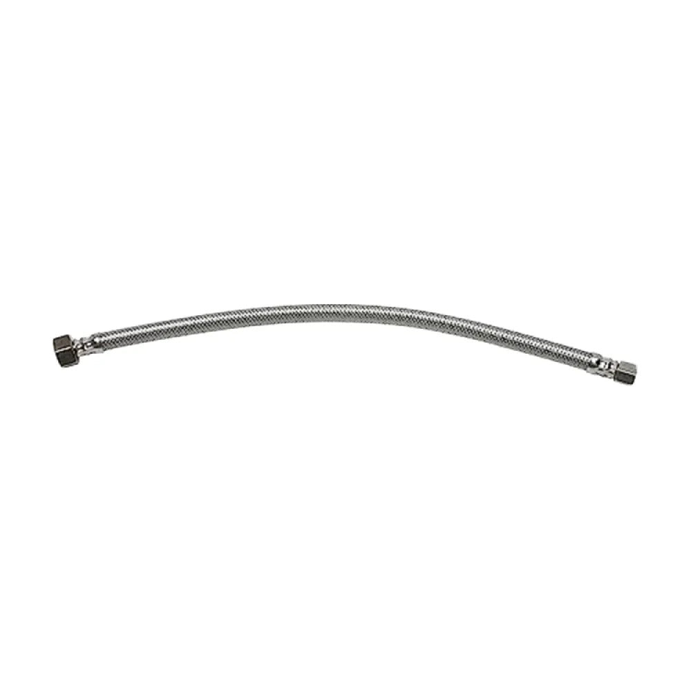 3/8" x 1/2" x 30" Flexible Faucet Supply Line, Braided, Stainless Steel - Compression x FIP