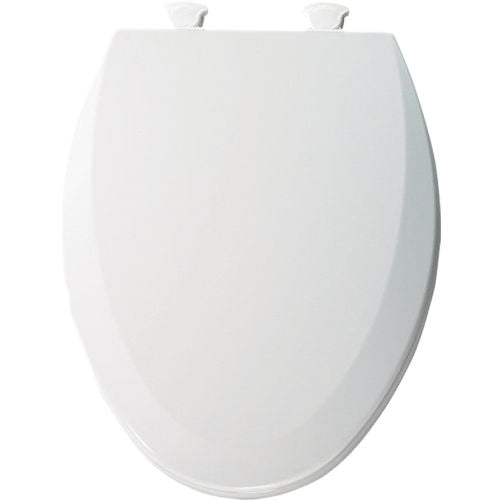 Bemis Elongated Toilet Seat with Cover, Closed Front - White (1500EC-000)