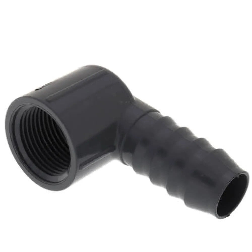 PETL34BT 3/4" Poly Insert Elbow Barb x FIP