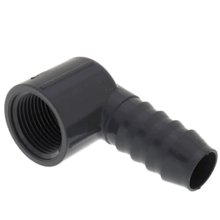 PETL34BT 3/4" Poly Insert Elbow Barb x FIP