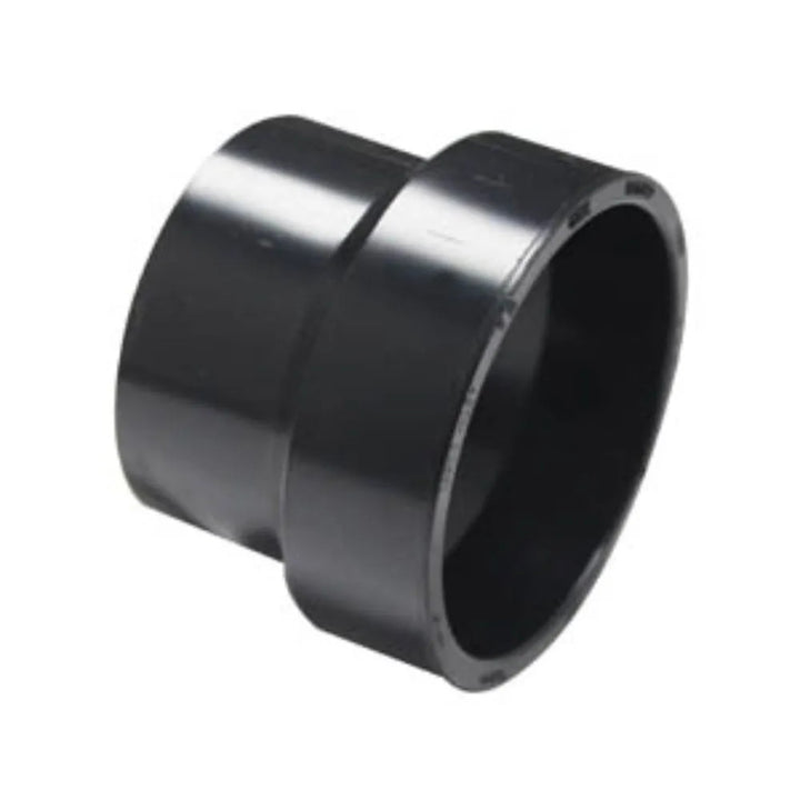 2" x 1-1/2" ABS DWV (Drain Waste and Vent) Coupling Reducer - Hub x Hub
