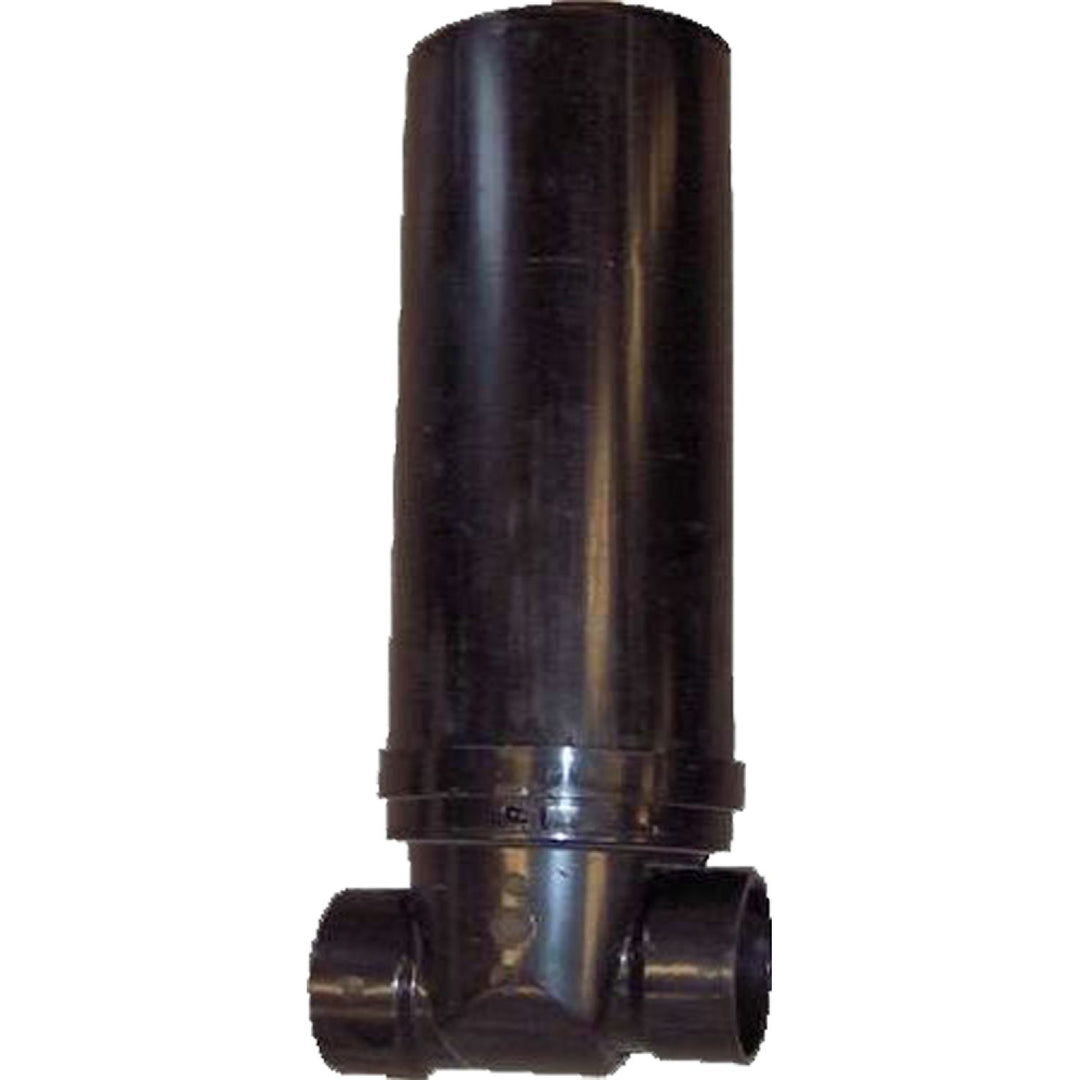 Sioux Chief Check Valve Backwater Device with Extension Sleeve and Lid, 3" Schedule 40 Hub, ABS, Solvent Weld - 869-3AS