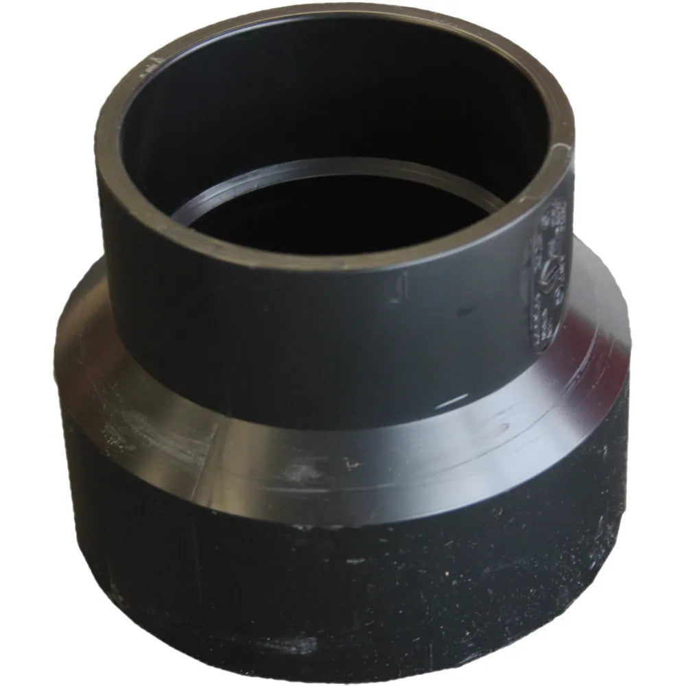 3 x 4 Inch ABS Increaser/Reducer, ABS Construction, DWV (Drain, Waste, and Vent) Applications
