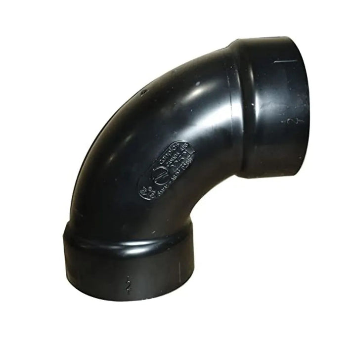 2" ABS DWV (Drain Waste and Vent) 90-Degree Elbow - Hub x Hub