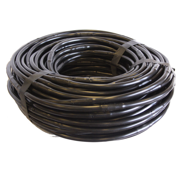 1/4" 6" Inline 1/2 Gallon Per Hour Dripper Tube Roll, 100ft