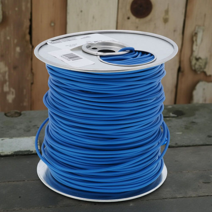 Blue Tracer Wire, 12 Gauge, 1 Strand, 500' Roll