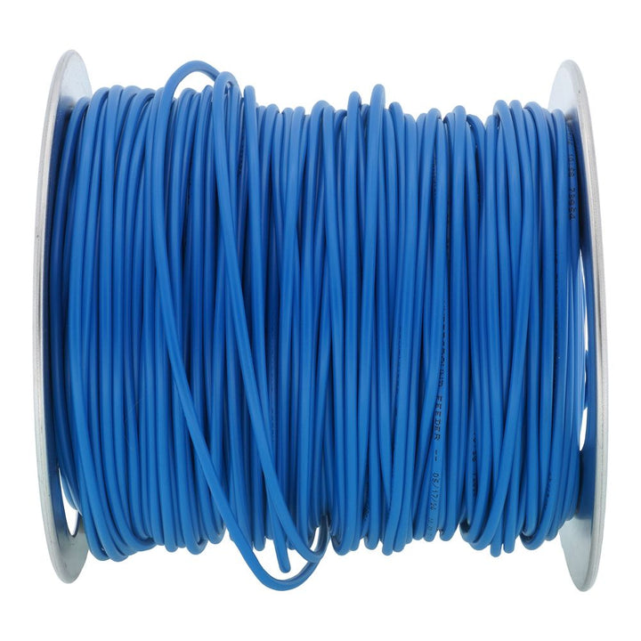 Blue Tracer Wire, 12 Gauge, 1 Strand, 500' Roll