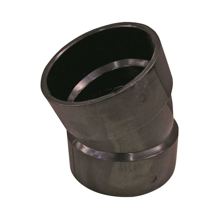 3" ABS DWV (Drain Waste and Vent) 22-1/2-Degree Elbow - Hub x Hub
