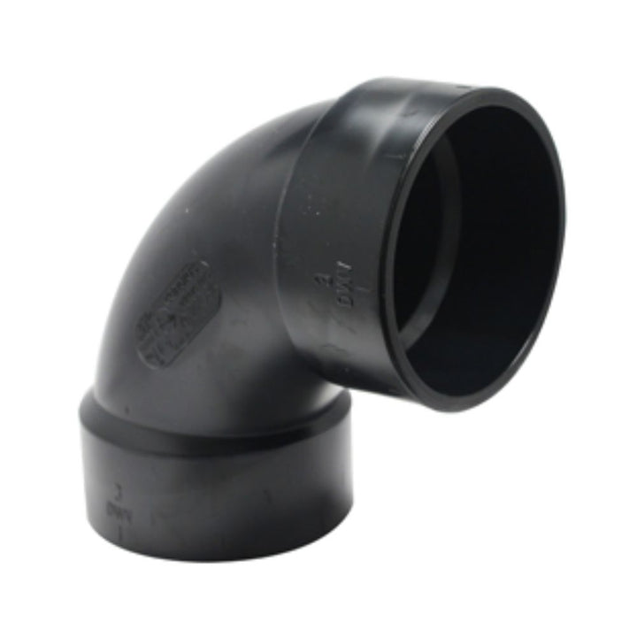 3" ABS DWV (Drain Waste and Vent) 90-Degree Elbow - Hub x Hub