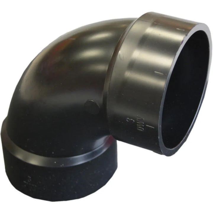 3" ABS DWV (Drain Waste and Vent) 90-Degree Elbow - Hub x Hub